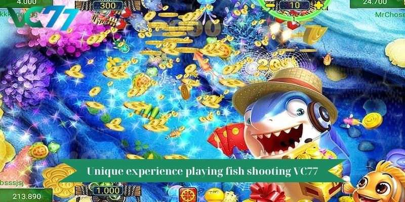Instructions on how to play VC77 fish shooting to always win big